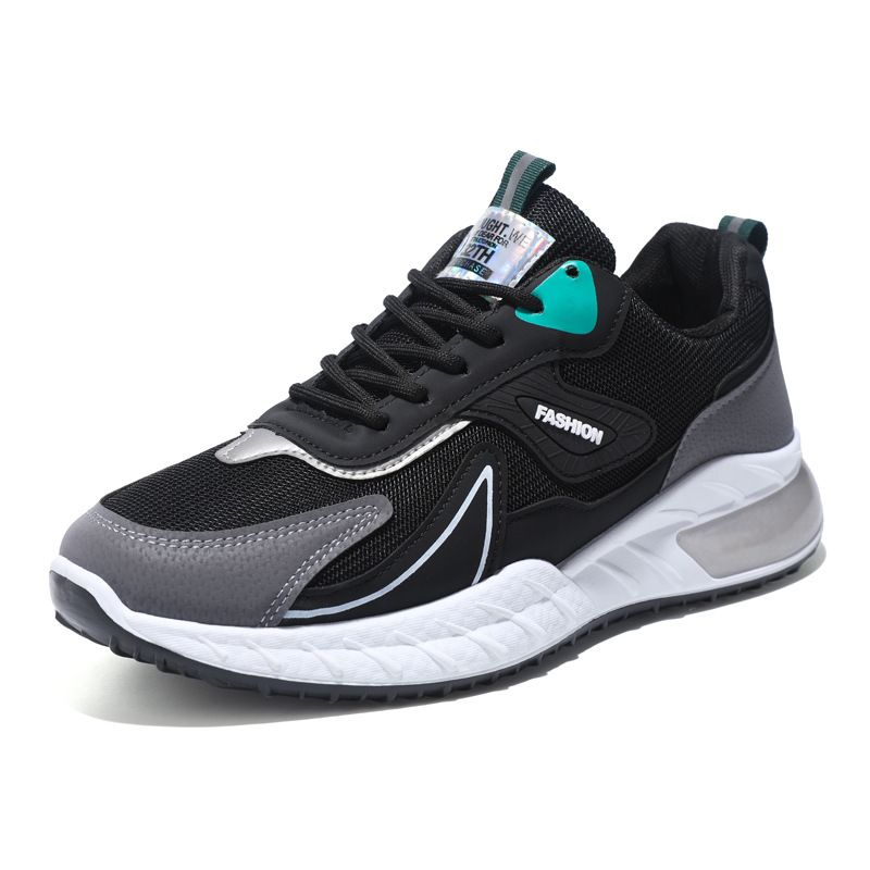 Chaussures pour hommes chaussures pour hommes de grande taille, chaussures de sport tendance nationale, chaussures de course en maille pour jeunes printemps et automne, chaussures en noix de coco pour hommes_voghion.com