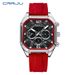 Square Leather Strap Watch With Waterproof Calendar Function For Couples, Casual Style, Quartz Movement Square Watch_voghion.com