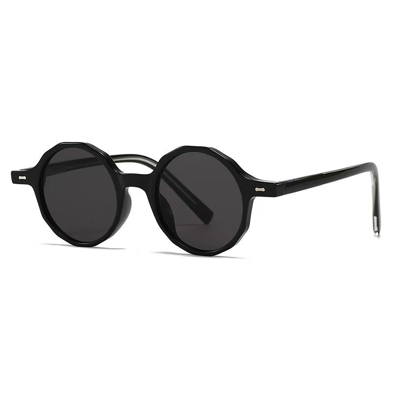 Neue TR90-Rundrahmen-Sonnenbrille 28008 im europäischen und amerikanischen Stil mit Pin-Clip und grenzüberschreitendem Sonnenschutz (INS)_voghion.com