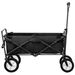 Klappbarer All Terrain Bollerwagen, Faltbarer Gartenwagen Mit Mesh-Getränkehalter, Verstellbaren Griffen_voghion.com