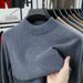 Maglione lavorato a maglia casual di base premium Tongxiang Puyuan Woolen 100 Pure da uomo autunno e inverno con collo alto_voghion.com