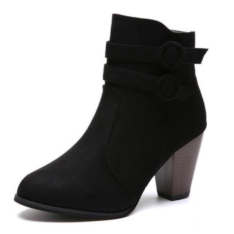 Stivali da donna con tacco a blocco, primavera, autunno, inverno, scarpe vintage con tacco alto da donna_voghion.com