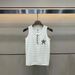 25th Summer New Dijia Letter Star Stripe Gradient Knitted Sleeveless Pullover Vest Slimming Versatile Top_voghion.com