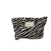 Large Capacity Zebra Leopard Print Makeup Portable Storage Skincare Toiletry Simple Travel Versatile Clutch Bag_voghion.com