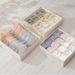 Socks Underwear Drawer Storage Compartment Foldable Cabinet Wardrobe Storage Box For Clothes Socks Underwear Ties_voghion.com