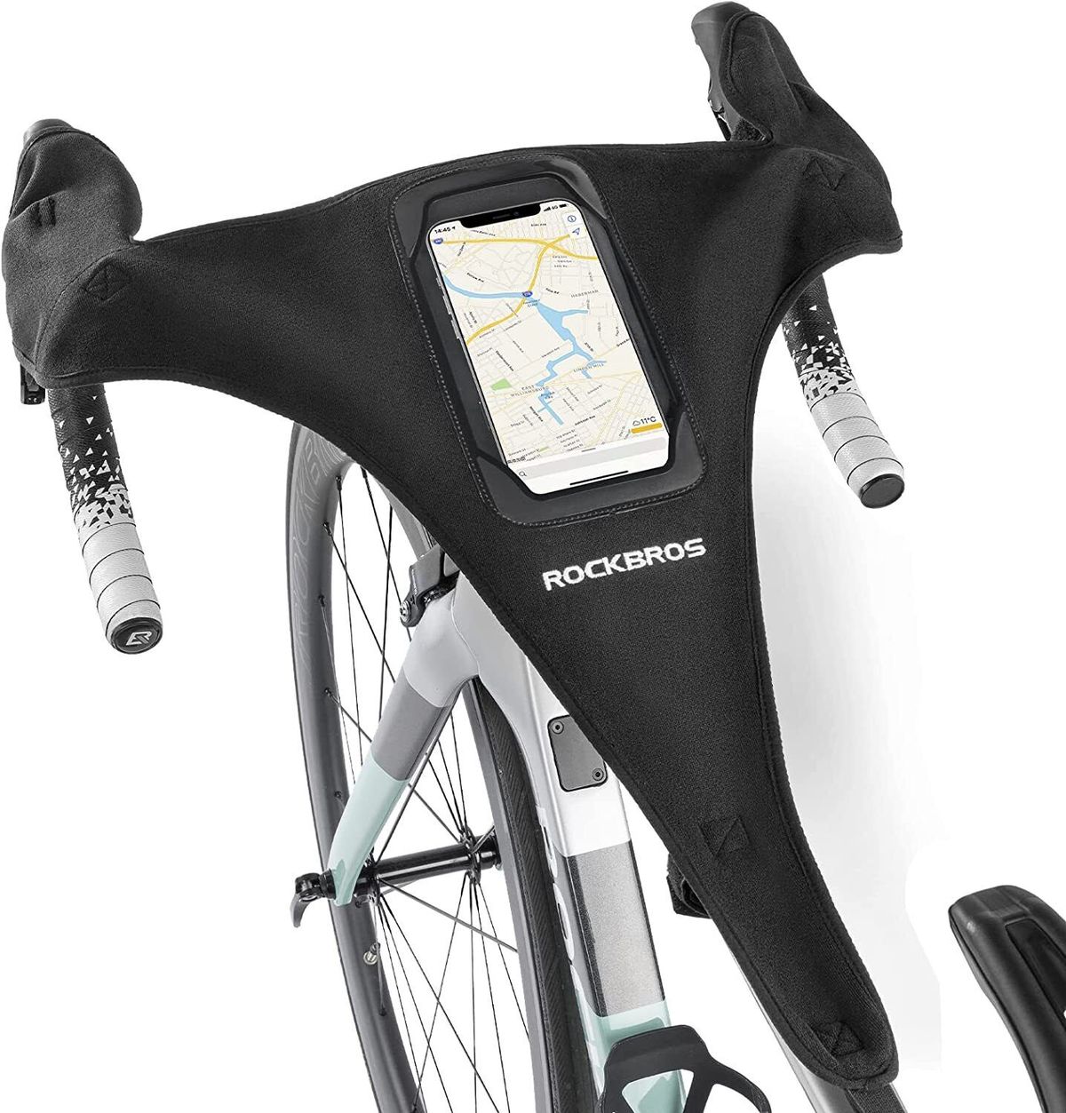 ROCKBROS Fahrrad Schweißfänger für Rollentrainer Anti-Schweiß absorbierend MTB BMX_voghion.com