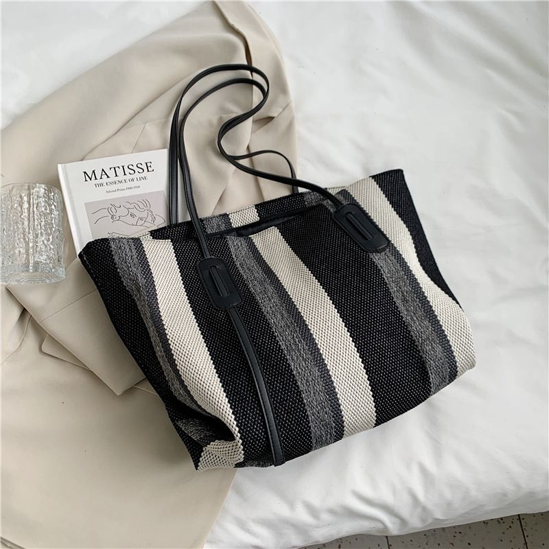 Borse Borsa di tela alla moda da donna Grande capacità 2023 Nuova borsa a tracolla portatile alla moda Borsa a tracolla da donna alla moda per studenti_voghion.com