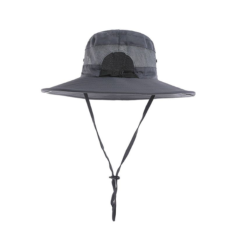 Pălărie de turism de vară, protecție solară, protecție UV, impermeabilă la stropi, uscare rapidă, pălărie respirabilă cu coadă de cal pentru drumeții_voghion.com
