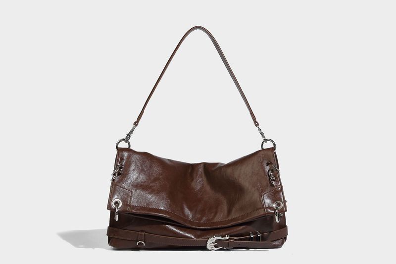 trend Underarm Multi Ring Foldable Design Shoulder Handbag 2025 Spring Summer New Fashion Versatile_voghion.com