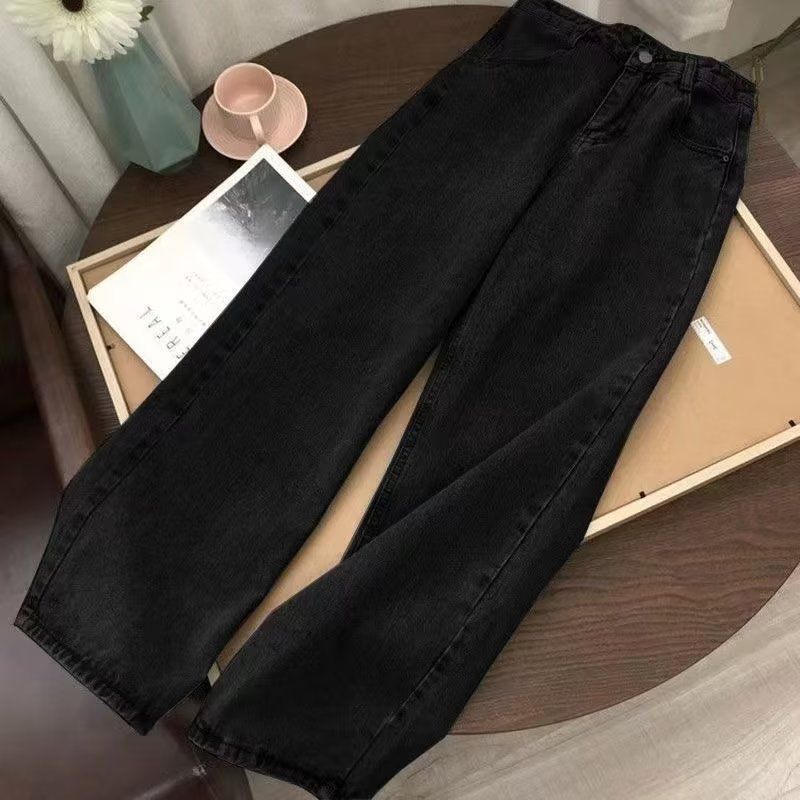 Men's Clothing Retro Straight Loose Jeans For Boys Spring And Autumn New Ins Trendy High Street Wide Leg Casual Long Pants_voghion.com