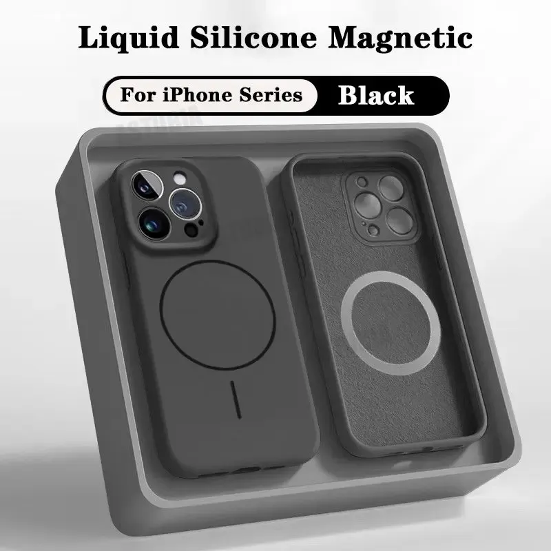 Official Case For Iphone 16 15 14 13 12 11 Pro Max Plus Wireless Charge Magnetic Lens Protector Brown Bump_voghion.com