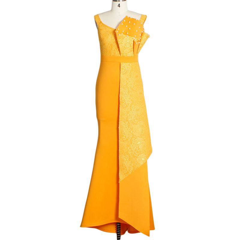 Abbigliamento da donna Abito popolare taglie forti Abito da sposa da donna Abito da sera per banchetti Abito da damigella d'onore_voghion.com