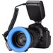 Flash professionale Ro Rings con controller LCD, 7 modalità di luminosità e 8 adattatori per fotocamere DSLR H8WD_voghion.com