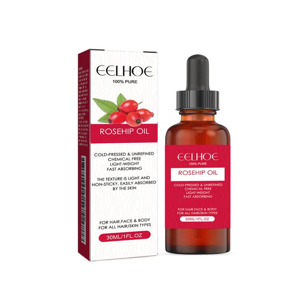 EELHOE rožių vaisių drėkinamasis veido odos priežiūros, minkštinimo, plaukų masažo eterinis aliejus_voghion.com