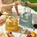 Bolsa de almuerzo portátil, térmica, refrigerada y segura para llevar, ideal para picnic, para niñas y mujeres, 250318 l_voghion.com