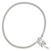 Sterling Silver 10inch Solid Polished Palm Tree Anklet_voghion.com