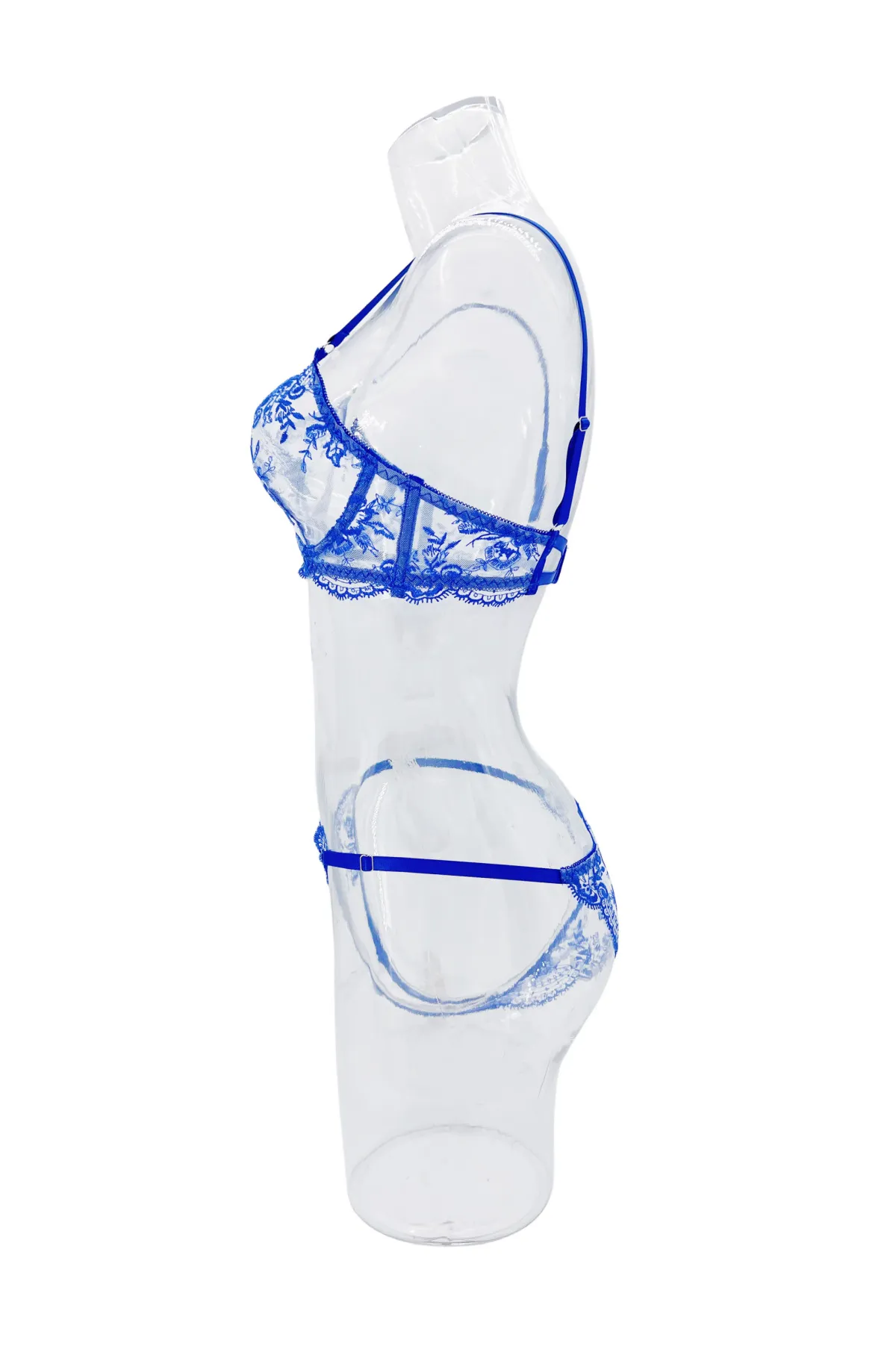 Kagano pārrobežu ārējās tirdzniecības karsti pārdodams ziedu izšuvums perspektīvs siets seksīgs, ērts, vienkāršs un dāsns apakšveļas komplekts_voghion.com