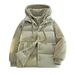 Men's Fashionable Two-Tone Hooded Winter Jacket With Fleece Lining - Lightweight Warm Coat For Casual Daily Wear_voghion.com