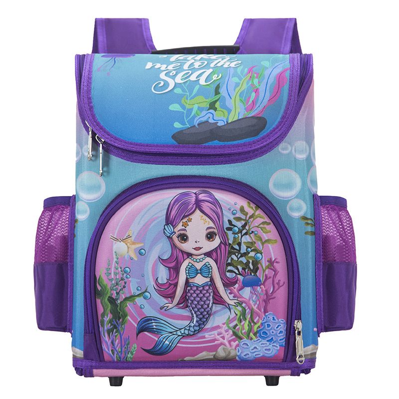 Barn- och babyväskor Skolväska för grundskolan Första klass Tecknad ryggradsskydd Dagisryggsäck Barnmode Liten ryggsäck_voghion.com