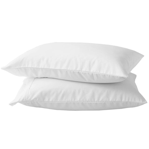 Premium-Kissenbezug-Set aus Polyester – weicher 40er-Jahre-Stoff, hypoallergen und knitterfrei (51 x 76 cm und 50 x 101 cm, 5 klassische Farben)_voghion.com