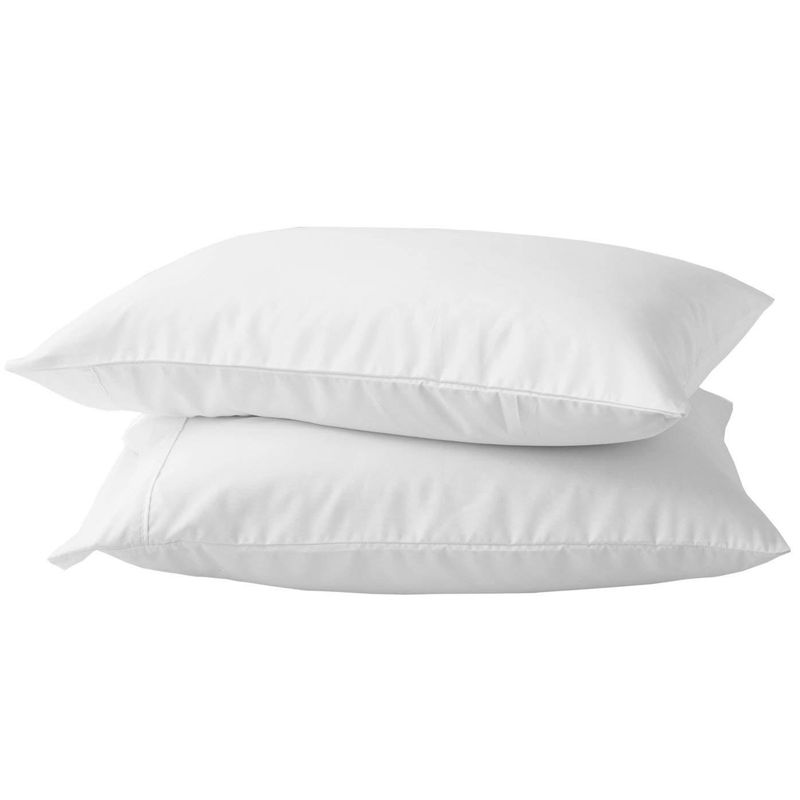 Premium Polyester Pillowcase Set – Soft 40s Fabric, Hypoallergenic & Wrinkle-Resistant (51x76cm & 50x101cm, 5 Classic Colors)_voghion.com
