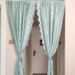 Jacquard Voile Curtains – Elegant Sheer Drapes (Rod Pocket, Light-Filtering, No-Drill, Polyester, White/Green, Multiple Sizes)_voghion.com