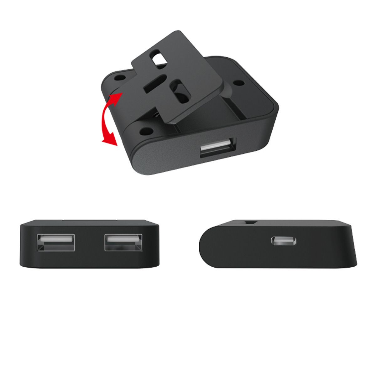 Switch TV Dock-dokkingstasjon for Nintendo Switch, bærbart ladestativ, Switch til 4K HDMI-adapter, med USB 3.0-port_voghion.com