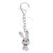 AS Nuovo portachiavi personalizzato creativo a forma di elefante e coniglio con accessori per auto Kca041_voghion.com