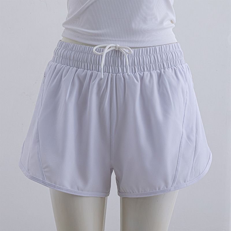 Damen Sportshorts mit lockerer Passform, zweiteilig, Anti-Exposure, Laufen, schnelltrocknend, atmungsaktiv, lässig, Yoga, Fitness, Hotpants_voghion.com