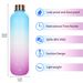 1L Large Capacity Water Bottle For Girls Frosted Water Cup Metal Lid Water Bottle With Time Marker Reusable Drinking Bottle_voghion.com
