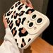 Etui na telefon z wzorem panterki do iPhone'a 15 14 11 Pro Max 12 13 Mini X XR XS Max 7 8 Plus, matowe, odporne na wstrząsy, silikonowe, miękkie etui_voghion.com