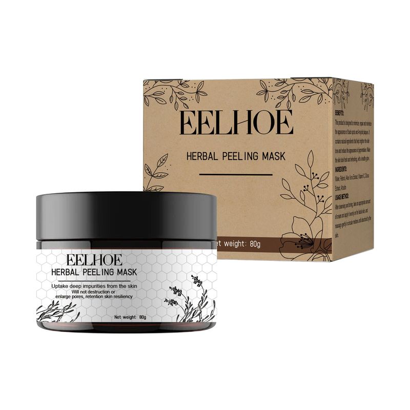 EELHOE Herbal Tearing Głęboko oczyszczająca maska na skórę, nos, zaskórniki, pory i nawilżająca_voghion.com