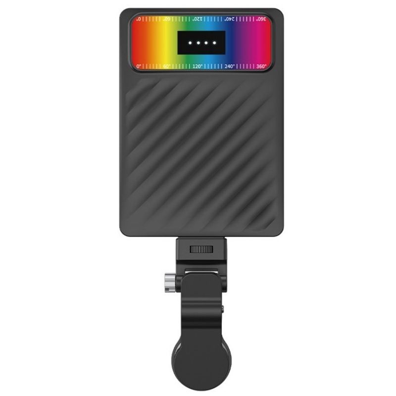 V16WS Žepna polnilna lučka za mobilni telefon / tablico / prenosnik 24 učinkov RGB lučka brez zaslona_voghion.com