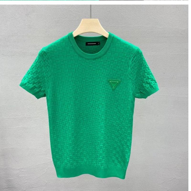 Roupas masculinas primavera e verão, novidades, camiseta xadrez masculina, manga curta, tendência da moda, gola redonda, manga curta_voghion.com