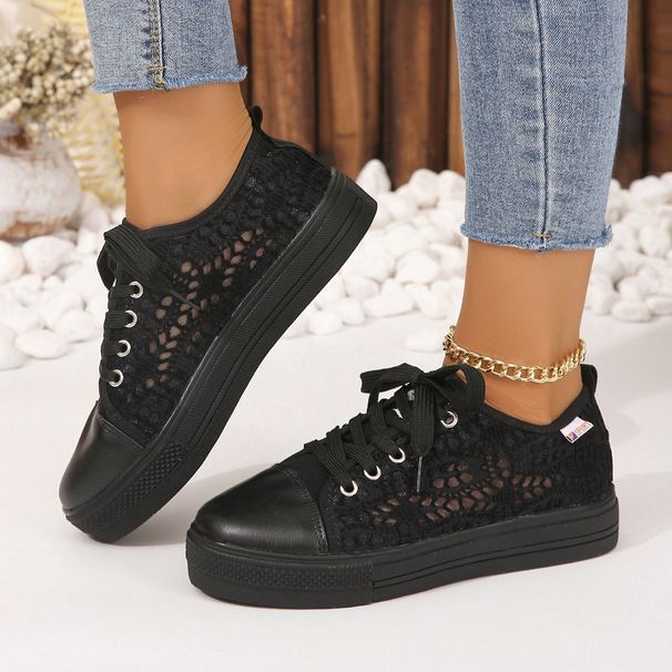 Plus-size women's casual shoes are comfortable, breathable, lightweight and preppy_voghion.com