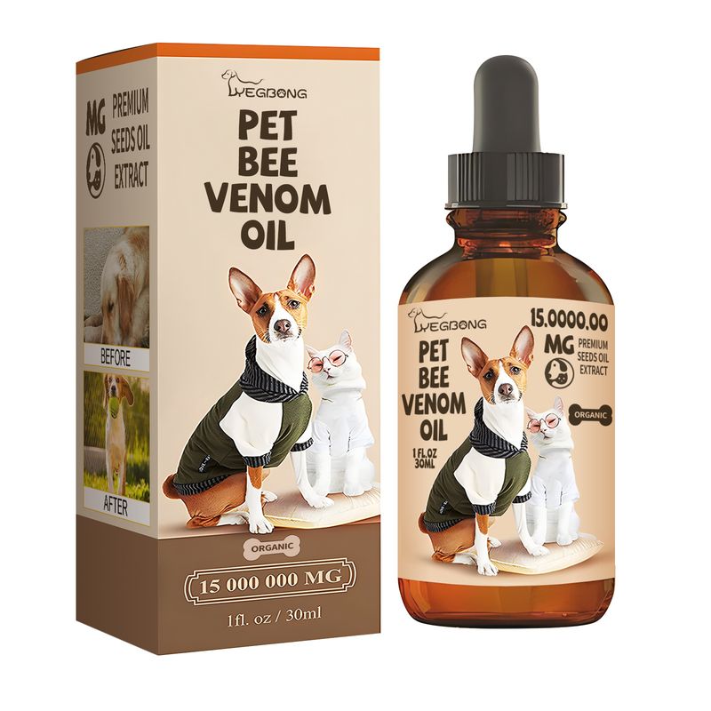 Pet Bee Venom ledvand, kat og hund ledpleje for at lindre ledsmerter hos kæledyr Pet care vand_voghion.com