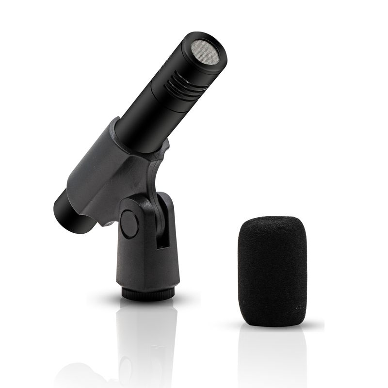 5 CORE Professional Instrument Microphone Pencil Mic Condenser Cardioid Unidirectional Stick Microfono with Windscreen Mic Clip & Case - INSTRU MIC 30_voghion.com