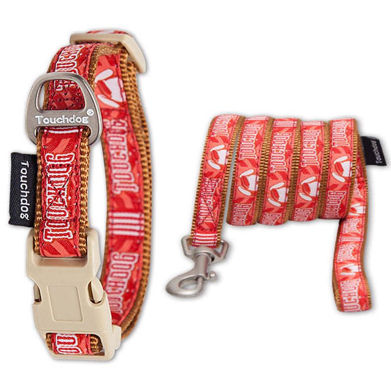 Touchdog 'Funny Bun' Tough Stitched Embroidered Collar and Leash_voghion.com