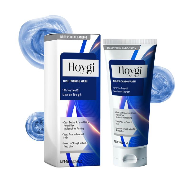 HOYGI Spumă hidratantă și control de sebum profund și delicată, demachiant facial compact_voghion.com