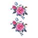 new 2026 New Colorful Flower Peony Rose Water Transfer Tattoo Stickers Set_voghion.com