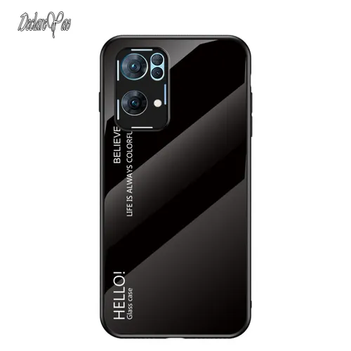 Reo8 Case DECLAREYAO Hard Tempered Glass Coque For OPPO Renoa 7 6 5 4 3 Pro Plus Ace2 4Z 5Z 6Z 7Z Cover Case Silicone Ul_voghion.com