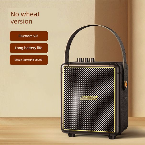 Altoparlante Bluetooth ufficiale Shanshui, piccolo altoparlante audio wireless portatile da esterno, per cantare a casa, con microfono_voghion.com