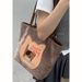 2025 Autumn New Trend College Wind Cookie Cat Double Handbag_voghion.com