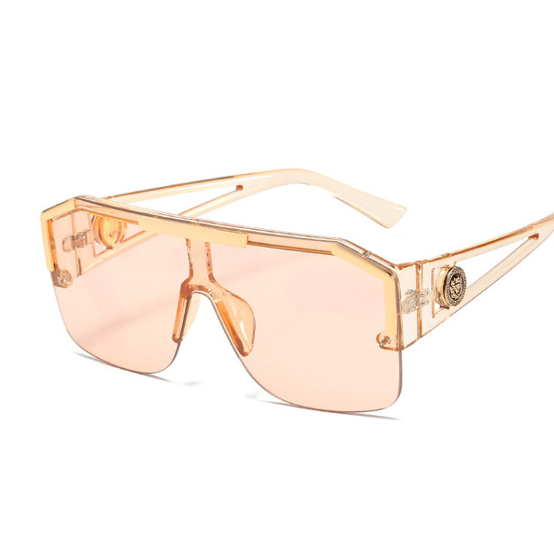 Nya Oversized Man Solglasögon Brand Designer Solglasögon För Kvinna Mode Gradient Square Shades_voghion.com