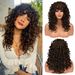 Synthetic Clip-in New Wigs For Women Small Curly High Temperature Wire Headpieces Fluffy Short Curly Hair_voghion.com