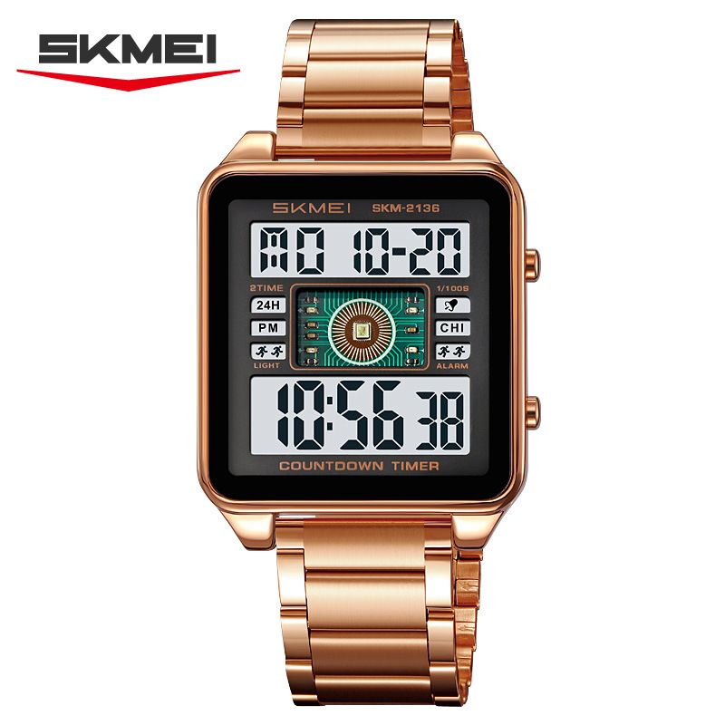 Momentum Fashion Multifunktions-Chronograph, elektronisch, für Herren, trendige, lässige Persönlichkeit, Dualzeituhr_voghion.com