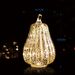 Halloween Glass Pumpkin Lanterns LED Glass Pumpkin LED Atmosphere Night_voghion.com
