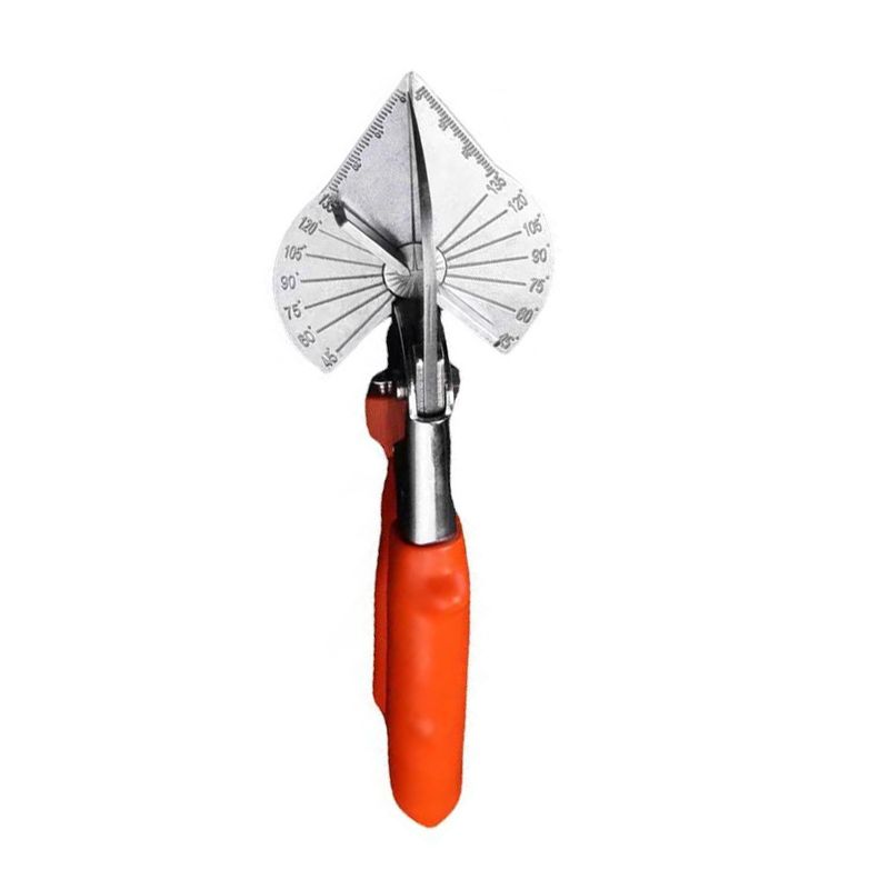 45° Angle Electrician's Snips - Multi-Purpose Cable Trimming Scissors For Woodworking & Edge Trimming Heavy-Duty Cutting Tool For PVC Conduit_voghion.com