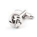 Gemelli da uomo in metallo a forma di torsione con bottone per camicia francese Gemelli Gemelli_voghion.com