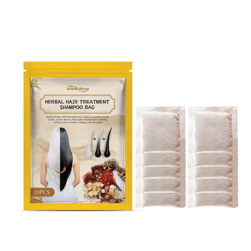 South Moon Black Hair Shampoo Pack Ginger Essence Moisturizes Hair Natural Black Hair Cleansing Care_voghion.com